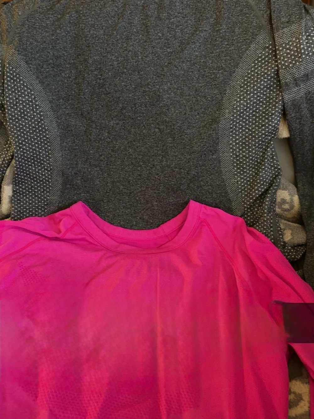 Women's Bright Pink Long Sleeve Performance Tee